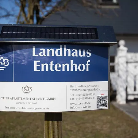 Landhaus Entenhof App 2 Wenningstedt-Braderup